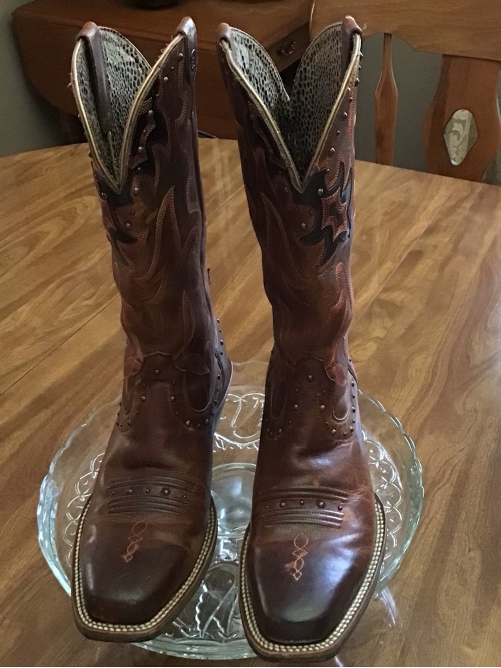 Ariart Women’s Runaway Caramel/Chocolate Leather Boots